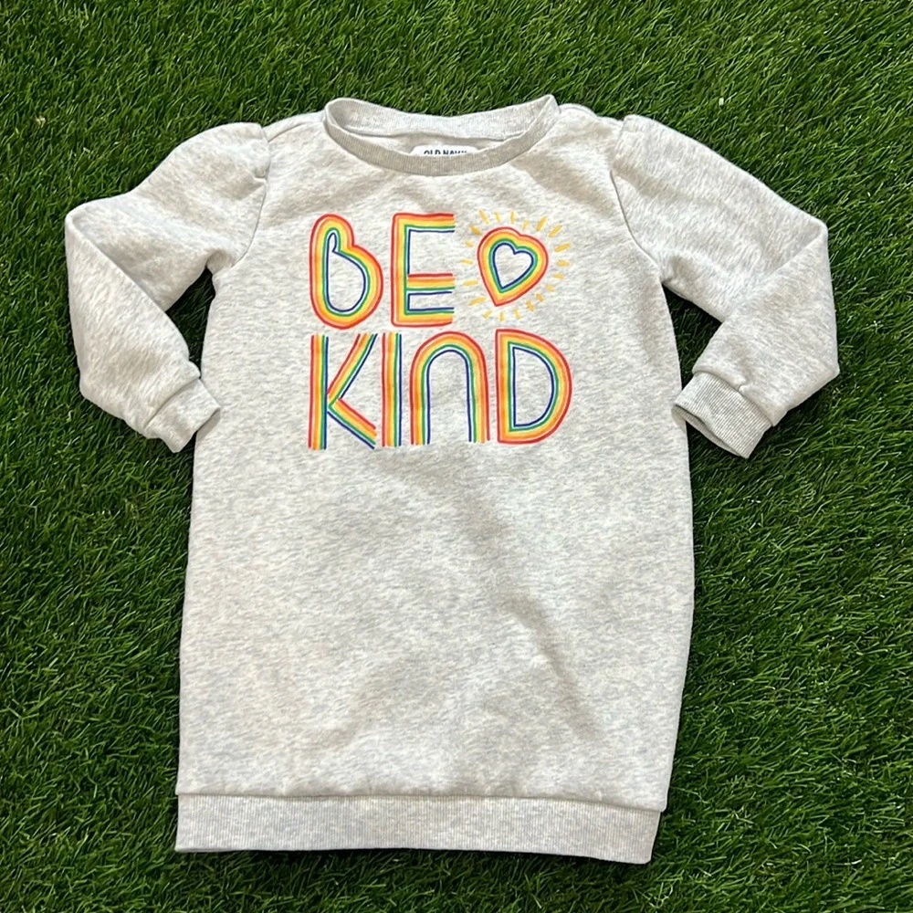 Old Navy “Be Kind” Sweatshirt Tunic Top